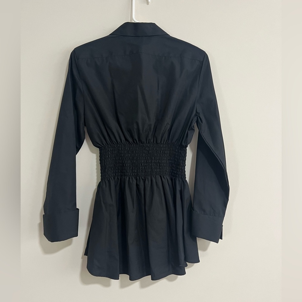 JOUR/NE Peplum Button Down Shirt. Fits size 4-6. Pristine Condition. - Picture 6 of 6